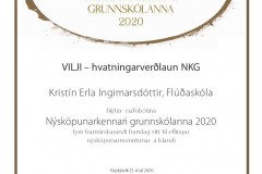 Vidurkenning-fyrir-Vilja