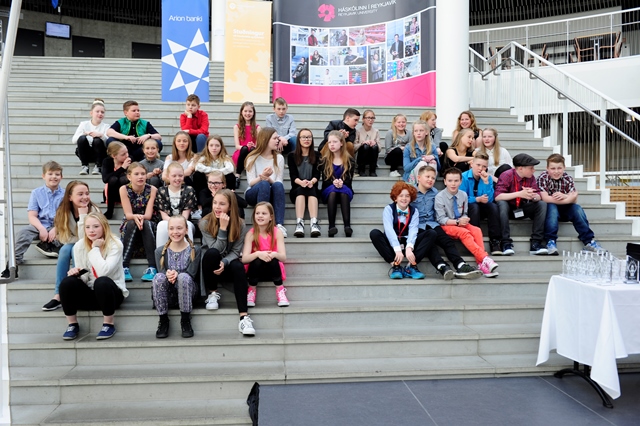 Verðlaunahafar Nýsköpunarkeppni grunnskólanna 2016