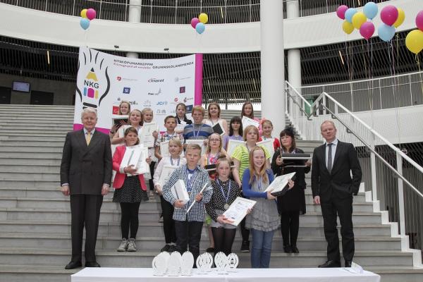 Verðlaunahafar Nýsköpunarkeppni grunnskólanna 2013